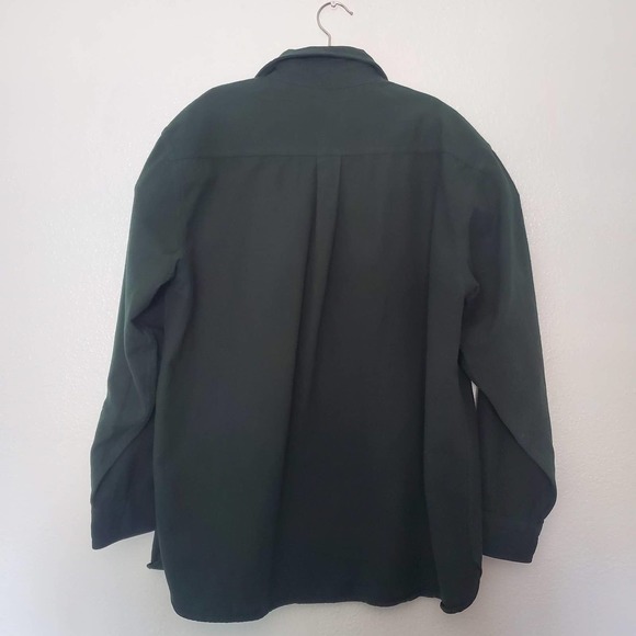 L.L. Bean Green Flannel Size XL - Picture 2 of 5